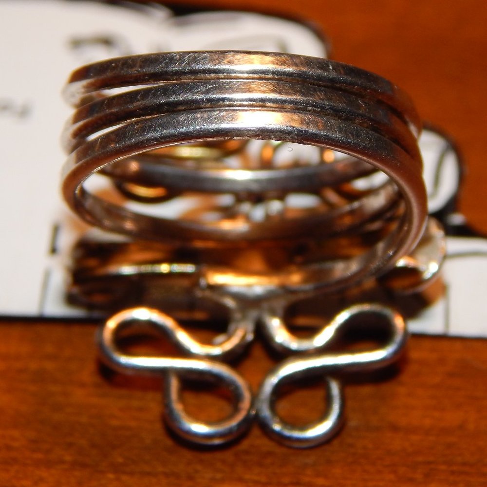 <3 Your Choice Unique Silver Rings <3 - Picture 11 of 15